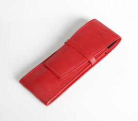_MG_9140 Leather Pouch in red