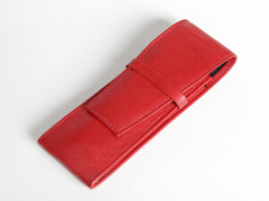 Leather Pouch in red