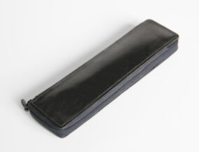 Pen case for three pens in black