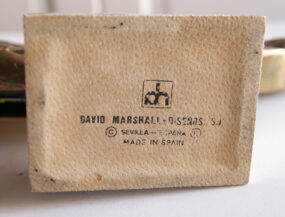 _MG_3810 Rare David Marshall Table Clock Brutalist Bronze 70s