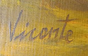 20240321_224447 Antique Oil Painting Landscape Dated 19th century 145x72cm