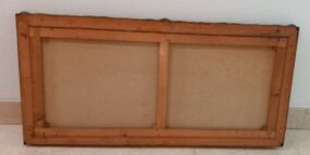20240322_085153 (1) Antique Oil Painting Landscape Dated 19th century 145x72cm