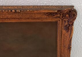 20240322_085313 Antique Oil Painting Landscape Dated 19th century 145x72cm