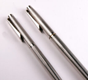 _MG_4315 Rotring 925 Silver Set Fountain Pen & Ballpoint Pen