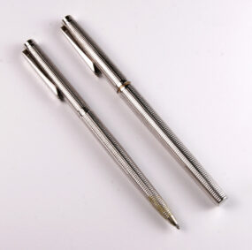 _MG_4316 Rotring 925 Silver Set Fountain Pen & Ballpoint Pen