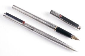 _MG_4327 Rotring 925 Silver Set Fountain Pen & Ballpoint Pen