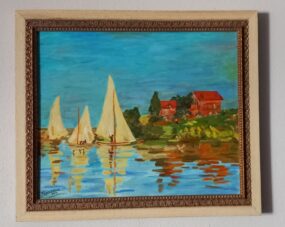 4A Oil Painting on Canvas 54 x 46 cm