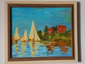 4A Oil Painting on Canvas 54 x 46 cm