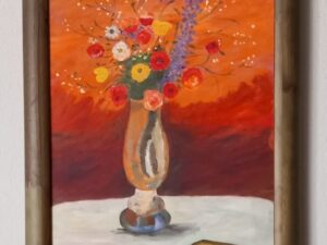 Oil Canvas Painting 51 x 32 cm
