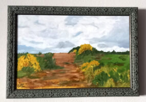 6A Oil Canvas Painting 46 x 32 cm