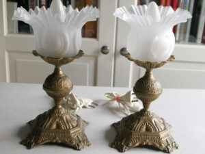 Pair of Vintage Art Deco Lamps 50´s