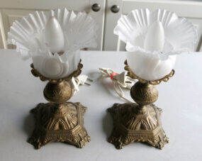 Pair of Vintage Art Deco Lamps 50´s