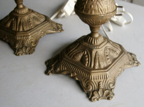 Pair of Vintage Art Deco Lamps 50´s