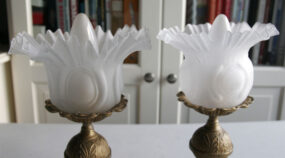 Pair of Vintage Art Deco Lamps 50´s